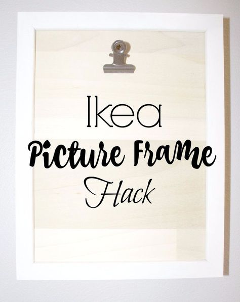 I came up with a pretty simple Ikea frame hack that will allow me to keep my wall photos updated (I hope)! If you are anything like me, you have about a million… Ikea Frame Hack, Ikea Frames Hack, Ikea Photo Frames, Ikea Picture Frame, Ikea Frame, Framing Art, 8x8 Frame, Ikea Ribba Frames, Hinged Frame