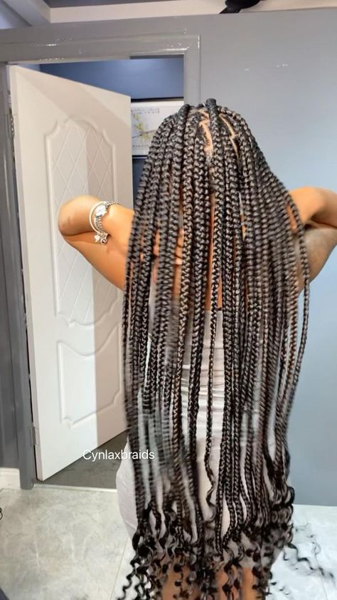 Jumbo Knotless, Hairstyles Box Braids, Braided Hairstyles For Black Women Cornrows, Big Box Braids Hairstyles, Box Braids Hairstyles For Black Women, Cute Box Braids Hairstyles, Twist Braid Hairstyles, Hair Braid Videos, Protective Hairstyles Braids