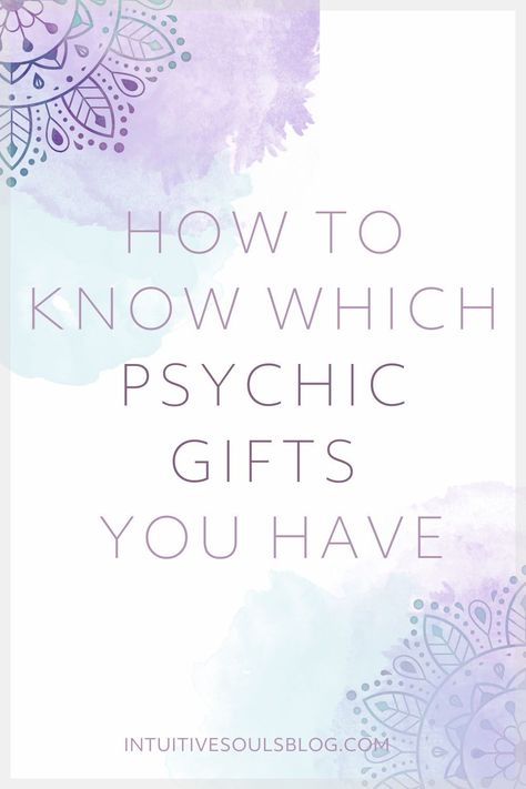 Everyone has natural psychic ability. Learn which intuitive gifts you have, with this post and checklist -- and what steps to take next, whether it be clairaudience, clairvoyance, clairsentience, or claircognizance. Crystals For Claircognizance, Clairvoyance Psychic Abilities, How To Become A Medium, Psychic Gifts, How To Develop Psychic Abilities, Clairaudience Psychic Abilities, Clairvoyance Development, Claircognizance Psychic Abilities, Clairsentience Psychic Abilities