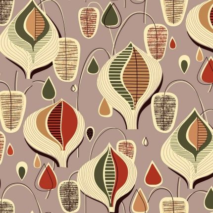 Wallpapers Vintage Retro 1950s, 50s Wallpaper, Vintage Fabric Patterns, Modern Vintage Art, Pink And Black Wallpaper, 1950s Patterns, Wallpaper For Sale, Pattern Recognition, Pattern Texture