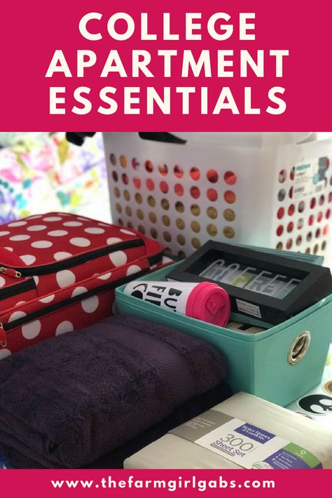 Moving into your first college apartment is a big step. Do you have all of these essentials to make your apartment the perfect home away from home? AD #college #collegeapartment #collegeplanning College Packing Tips, College Girl Apartment, First College Apartment, College Apartment Diy, Apartment Moving, Mom To Mom, Vegetable Farm, Prepare For College, College Apartments