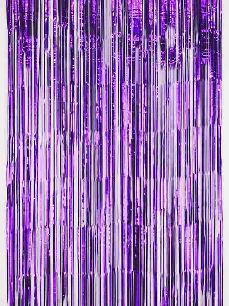 1pc Party Tassel Curtain | SHEIN USA Hulk Decorations, Tinsel Curtain, Purple Party Decorations, Fringe Backdrops, Tassel Curtains, Purple Party, Purple Themes, Baby Shower Favor, Party Backdrop