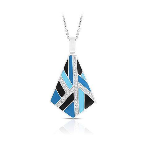 Diamond Website, Exotic Jewelry, Nickel Allergy, Jewelry Illustration, Blue Black Color, Jewelry Website, Diamond Jewelry Designs, Black Pendant, Art Deco Period