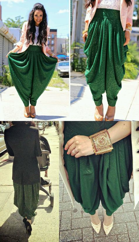 Salwar Styles Pants, Patiala Pants Pattern, Patiala Pant Designs, Patiala Pants Outfit, Types Of Salwar Pants, Dhoti Salwar Pattern, Patiyala Salwar Pattern, Dhoti Pants Pattern, Dhoti Pants Outfit