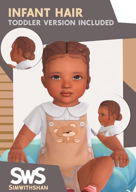 Sims 4 Infant Hair, Sims 4 Infant, Toddler Hair Sims 4, Mods Sims 4, Lotes The Sims 4, Infant Hair, Sims Baby, Sims 4 Tsr, Die Sims 4