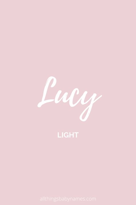 Lucy name meaning, origin and more. View our database of thousands of baby names and curated name lists to help you find the perfect name for your baby. Lucy Name Meaning, Lucy Name, Lucy Aesthetic, Lucy Wallpaper, Twin Girl Names, Dance Friends, Baby Name Meaning, Moon Board, Twin Names