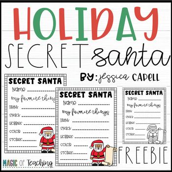 Secret Santa List Template Free, Secret Santa Questionnaire Free Printable, Secret Santa Girls, Secret Santa Questions, Secret Santa Templates, Pollyanna Gift, Secret Santa Form, Secret Santa List, Secret Santa Game