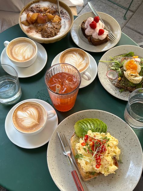 Sweden Breakfast, Coffee Dates Aesthetic, Aesthetic Trip, Stockholm Aesthetic, Breakfast Coffee, Coffee Dates, Mouth Watering Food, Simply Recipes, Avocado Recipes