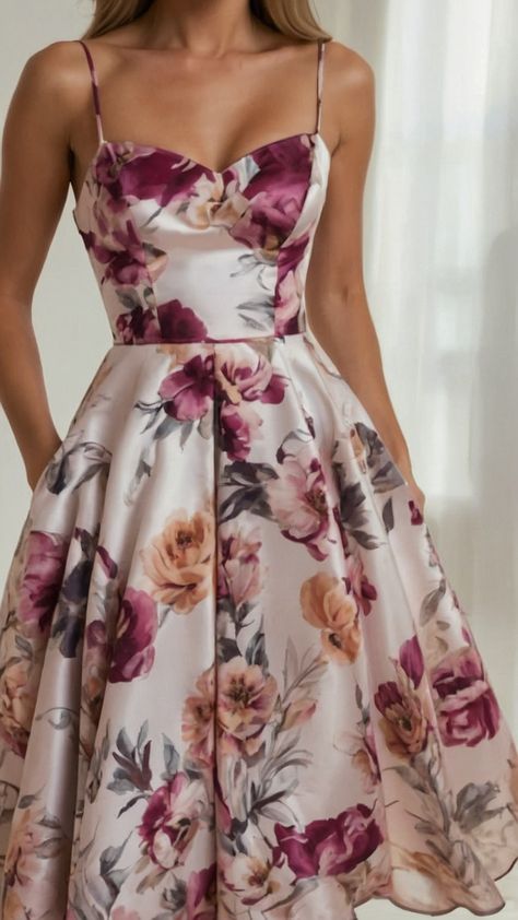 Discover the perfect elegant floral dress for any occasion with our collection of long classy and midi options From long sleeve to long wedding guest dresses long summer evening gowns and long formal outfits - embrace classy chic in short women's outfits perfect for wedding guests and more Short Women Outfits, Elegant Floral Dress, Wedding Guest Dresses Long, Short Frocks, Floral Frocks, Hippie Hair, Women's Outfits, Dress Making Patterns, Evening Dresses Short