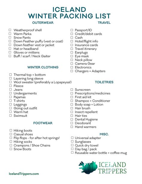 Winter Travel Packing, Iceland Packing List, Iceland Packing, Things To Pack, Feather Vest, Winter Packing List, Iceland Winter, Iceland Vacation, Island Outfit