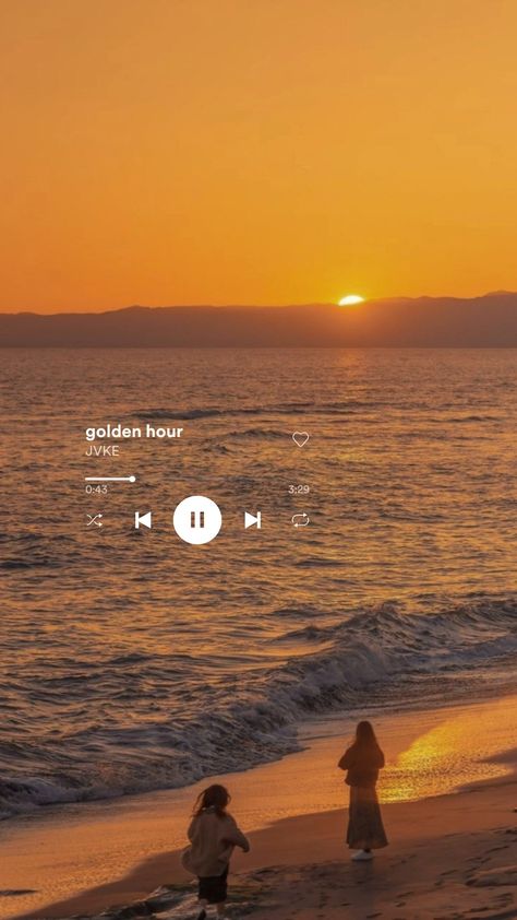 Golden Hour Song Lyrics, Golden Hour Song Aesthetic, Golden Hour Music, Golden Hour Song, Golden Hour Wallpaper, Sunset Lyrics, Vision Board Aesthetics, Single Wallpaper, Aesthetic Playlist Covers