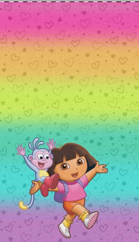 Dora The Explorer Aesthetic Wallpaper, Dora The Explorer Pictures, Explorer Cartoon, Dora Wallpaper, Explorer Boots, Wallpaper Sun, Disney Fine Art, American Children, Princesa Disney