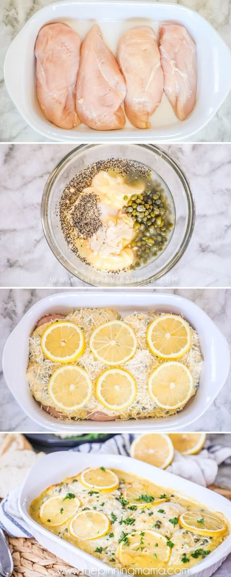 Keto Lemon Chicken, Chicken Piccata Easy, Easy Chicken Piccata, The Pinning Mama, Piccata Recipe, Chicken Piccata Recipe, Casserole Chicken, Recipe Dinner, Chicken Piccata