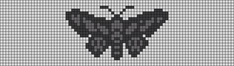 Alpha pattern #169378 Gothic Alpha Pattern, Moth Alpha Pattern, Pokemon Pixel Art, Butterfly Animal, Pokemon Pixel, Alpha Pattern, Animal Skulls, Tapestry Crochet, Alpha Patterns