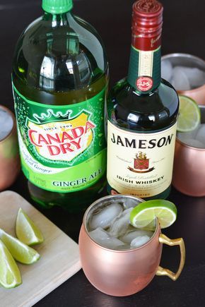 Irish Mule | 15 Boozy Cocktails For Anyone Who Loves Canada Dry Ginger Ale Irish Mule, Ginger Beer Drinks, Jameson Whiskey, Mule Cocktail, Jameson Irish Whiskey, Whiskey Cocktail, Whiskey Ginger, Dry Ginger, Copper Mugs