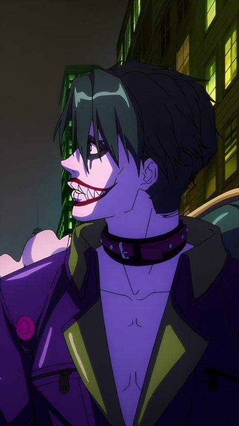 Matching Pfp Couple Joker And Harley, Joker Anime Art, Joker Suide Squad Movie, Joker Suicidé Squad, Joker And Harley Quinn Matching Pfp, Harley Queen And Joker, Joker And Harley Quinn Wallpapers, Harley Quinn Isekai, Dc Matching Pfp