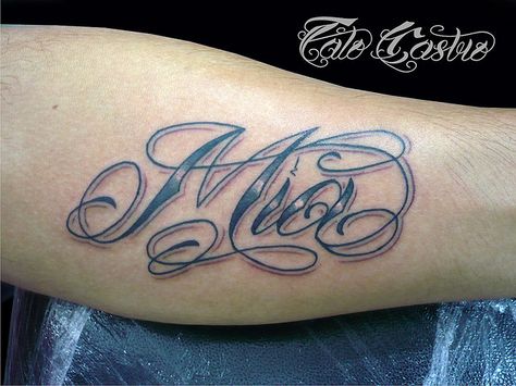 Mia Name Tattoo, Inspirational Wall Quotes, Heart Temporary Tattoos, Rose Stencil, Chicano Lettering, Men Tattoos Arm Sleeve, Infinity Tattoos, Tattoo Font, Font Names