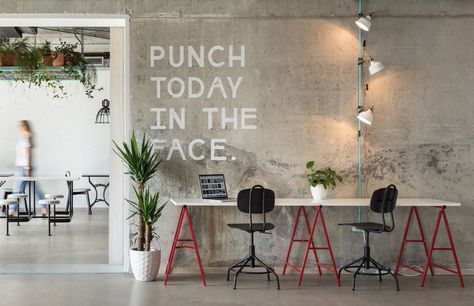 Colorful Lifestyle, Coworking Space Design, Colorful Office, Startup Office, Creative Office Space, Industrial Office Design, Open Space Office, Cool Office Space, Office Architecture