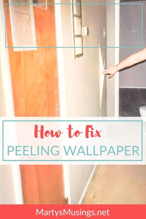 Here’s how to fix peeling wallpaper in a few easy steps plus everything you need to know about wallpaper removal. Wallpaper Repair, Wallpaper Layers, How To Make Wallpaper, Wallpaper Fix, Rv Wallpaper, Peeling Wall, Peeling Wallpaper, Wallpaper Edge, Wallpaper Removal