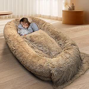 Giant Dog Bed For Humans, Dog Bed For People, Giant Dog Bed, Grey Single Bed, Dog Bed For Humans, Giant Dog Beds, Big Dog Beds, Human Dog Bed, Human Dog