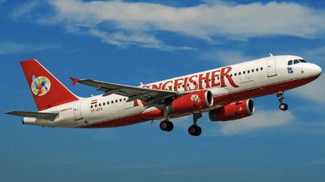 Kingfisher A320 arriving at Bangalore Kingfisher Airlines, Kingfisher, Bangalore, Airlines, Passenger, Aircraft, India, Art