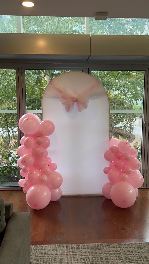 A coquette backdrop for a pink bow partt with balloons, Pinterest aesthetic and girly aesthetic 
#backdrop #birthday #pinkparty #pink #bowparty #coquette #decoration Pink Bow Balloon Arch, Coquette Backdrop, Bow Backdrop, Coquette Decoration, Backdrop Aesthetic, Aesthetic Backdrop, Backdrop Birthday, Girly Aesthetic, Pinterest Aesthetic