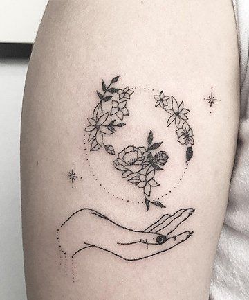 Earth Tattoo, 10 Tattoo, Small Shoulder Tattoos, Finger Tattoo Designs, Small Meaningful Tattoos, Shoulder Tattoos For Women, Diy Tattoo, Tattoo Designs For Women, Trendy Tattoos