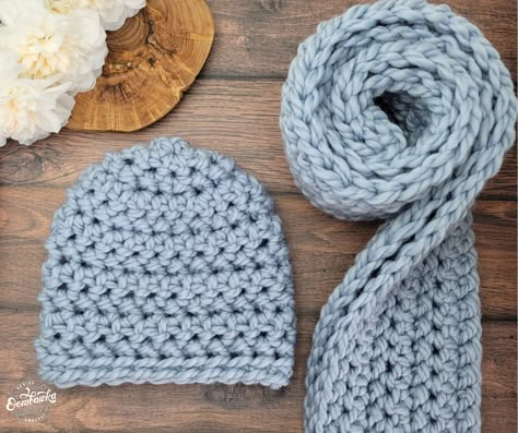 Quick Crochet Hat, Super Scarf Crochet Patterns, Chunky Scarf Pattern, Scarf Crochet Patterns, Scarf Free Pattern, Chunky Crochet Scarf, Chunky Yarn Crochet, Crochet Mittens Pattern, Super Scarf