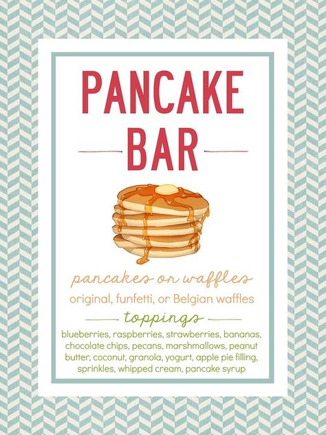 How to Host a BreakFEAST Pancake Bar Belgian Waffles Toppings, Fancy Pancakes, Breakfast Fancy, Pancake Bar, Confirmation Ideas, Pancake Party, Waffle Bar, Pineapple Birthday, Pancake Breakfast