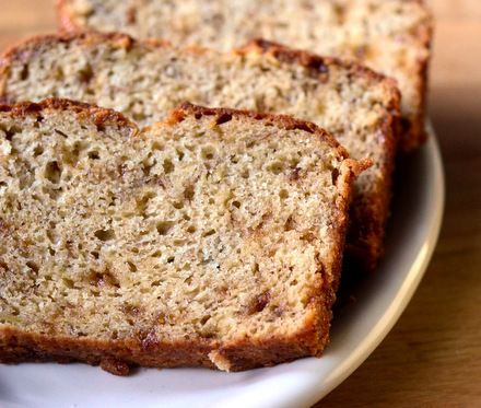 Butter Brickle Banana Bread Butter Brickle, Whole Wheat Biscuits, Wheat Biscuits, Banana Nut Bread Recipe, Flours Banana Bread, Dessert Breads, Healthy Banana Bread, Banana Nut Bread, Best Banana Bread