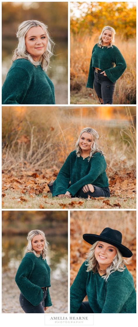 Fall Pictures Portraits, October Senior Pictures Outfits, Potraits Idea Fall, Fall Winter Senior Pictures, Fall Pictures Women, Fall Senior Outfit Ideas, Individual Fall Photoshoot, Female Senior Pictures Poses Fall, Fall Pictures Single