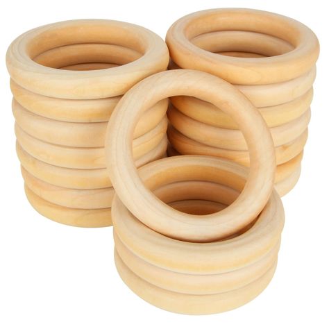 Wooden napkin rings