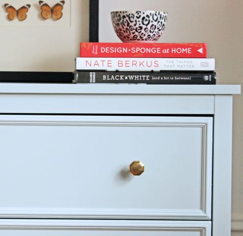 Ever since moving into my apartment in May, I have envisioned a pair of small dressers flanking my fireplace. This is one of my favourit... Ikea Hermes Drawers Hack, Ikea Koppang Dresser As Nightstand, Koppang Hack Ikea, Ikea Dresser Hack Koppang, Ikea Koppang Dresser Nursery, Ikea Koppang Dresser Hack, Koppang Hack, Koppang Dresser Hack, Ikea Koppang Dresser