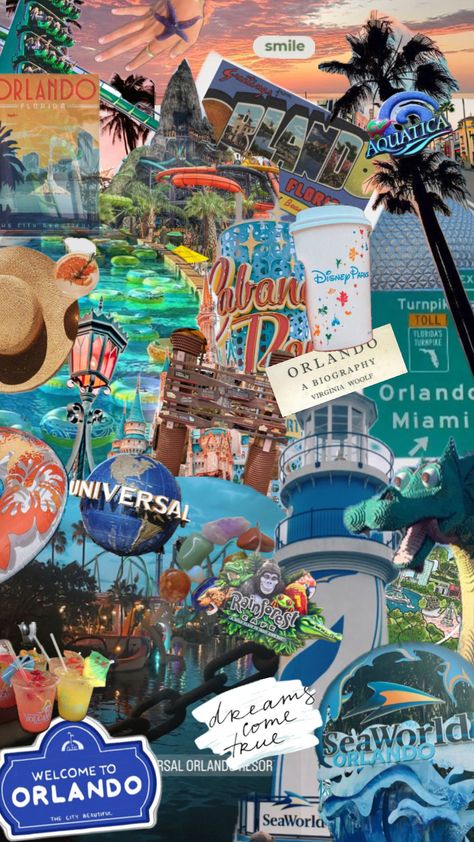 Orlando! Florida is my home state so I hope you like this I put a lot of love into it. 😆 #orlando #florida #fyp #trending #collageart Orlando Florida Wallpaper, Florida Collage, Orlando Florida Aesthetic, Orlando Florida City, Orlando Aesthetic, Florida Wallpaper, Gulfport Florida, Orlando Map, Scrapbooks Ideas