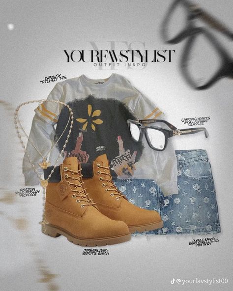 Tims Outfits, Timberland Outfits Women, Timbs Outfits, Cute Clothing Stores, Teen Swag Outfits, Fly Outfit, 9th Grade, Stylish Summer Outfits, Swag Outfits For Girls