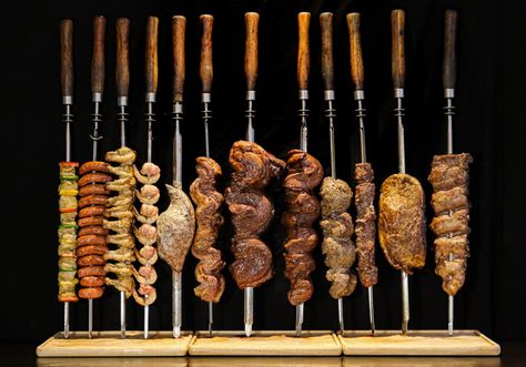 Steakhouse Interior, Brazilian Barbecue, Brazilian Churrasco, Brazilian Steak, Brazilian Bbq, Meat Restaurant, Brazilian Steakhouse, Barbecue Pit, Best Buffet