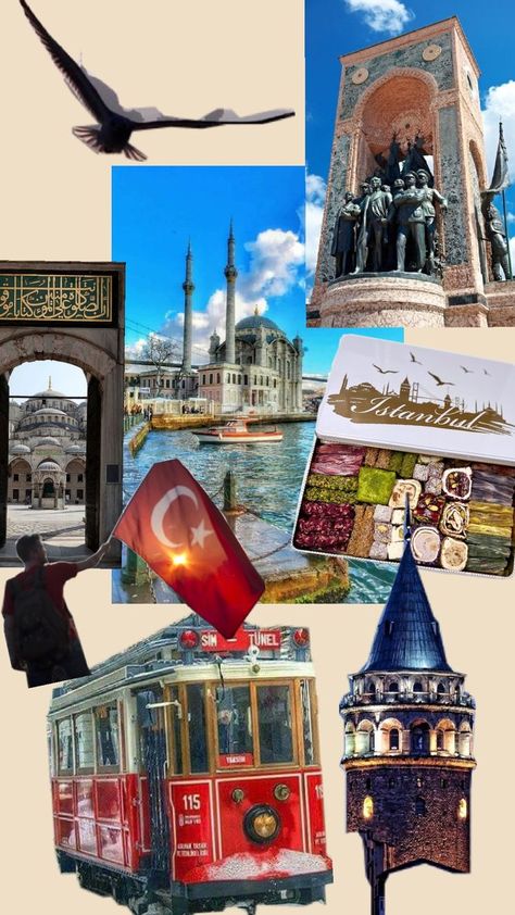 Taksim Square, Collage, Square