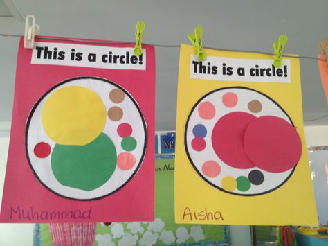 circle Circle Art Projects Preschool, Shapes Circle Time Preschool, Circle Science Preschool, Circle Art For Preschool, Circle Kindergarten Activities, Circle Shape Craft For Preschool, Circle Art Activities For Preschool, Circle Craft Preschool, Preschool Circle Activities