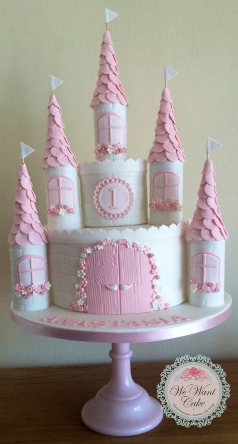 Castle Cakes, Castle Birthday Cakes, Princess Castle Cake, Princess Birthday Cake, Happy Birthday Wishes Cake, Birthday Wishes Cake, Cake Name, Castle Cake, Crazy Cakes