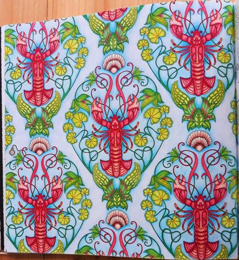 Johanna Basford Lost Ocean, Lost Ocean Coloring Book, Ocean Coloring Pages, Joanna Basford Coloring, Joanna Basford, Sketchbook Project, Lost Ocean, Book Maker, Johanna Basford Coloring Book