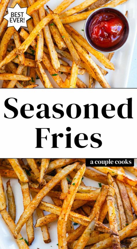 Vegan Brunch Recipes, Best Fish Recipes, Winter Salad Recipes, Seasoned Fries, Salad Dressing Recipes Healthy, Homemade Fries, French Fries Recipe, Homemade French Fries, Vegan Brunch