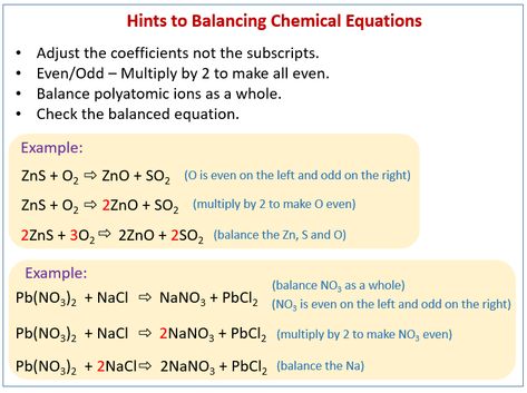 Chemistry Balancing Equations, How To Balance Chemical Equations, Balancing Equations Chemistry Notes, Balancing Chemical Equations Notes, Balancing Equations Chemistry, Balance Chemical Equations, Balancing Chemical Equations, Chem Notes, Gcse Pe