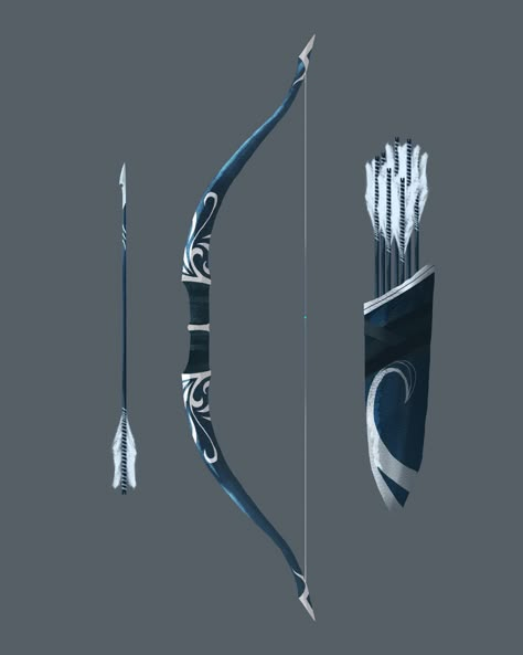 Bow And Arrow Set, 다크 판타지, Bow And Arrow, Bow Arrows, Arrow Design, Arte Fantasy, Bow Design, Archery, Fantasy World