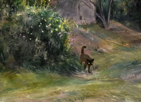 Asturias Spain, Concept Board, Stray Cat, Ethereal Art, Environment Concept Art, Gorgeous Art, Artist Art, Cat Art, Background Design