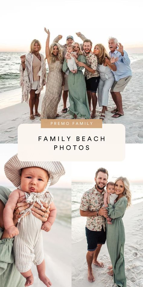 Neutral Beach Pictures Family, Neutral Family Beach Picture Outfits, Mexico Beach Family Photos Outfits, Neutral Beach Pictures, Family Beach Pic Outfit Ideas, Beach Pic Outfits Family Portraits, Hunter Premo Outfits, Beach Photography Family Outfits, Cruise Family Photos