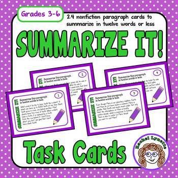 Summarizing Task Cards: Informational Text Short Passages Pecs Printables, Commonly Misspelled Words, Hidden Temple, Teaching Binder, Word Work Stations, Art Teaching Resources, Short Passage, Text Dependent Questions, Misspelled Words