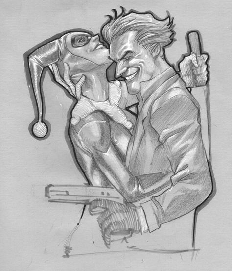 Bored Doodles, Harley Joker, Joker Harley Quinn, Joker Drawings, Joker Harley, Joker Tattoo, Crazy In Love, I'm Crazy, Joker Art