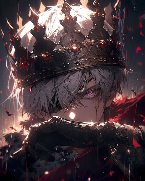 Fantasy King Art, King Boy, King Anime, Anime Picture Hd, Tokyo Ghoul Wallpapers, Dark Fantasy Artwork, Cool Anime Backgrounds, Japon Illustration, Dark Anime Guys