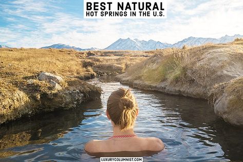 The best natural hot springs in the US Witchcraft Water, California Hot Springs, Water Magic, Water Witch, Mammoth Mountain, Lone Pine, Mammoth Lakes, Sea Witch, Spring Resort