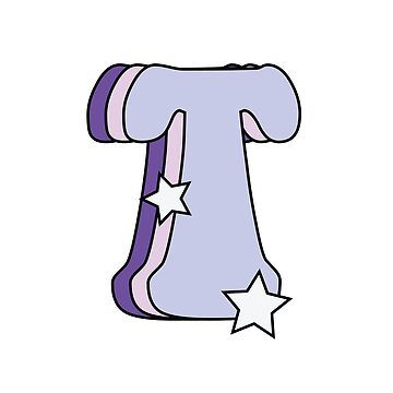 Purple Letter Aesthetic, Huruf T Aesthetic, Letter T Aesthetic, Purple Alphabet Letters, Easy Still Life Drawing, Pfp Layout, Kuromi Purple, Purple Colour Shades, Purple Letters